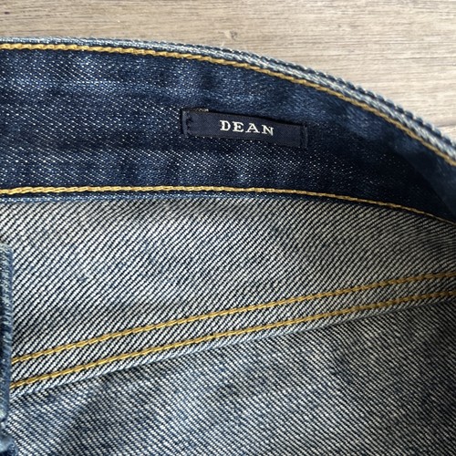 Scotch And Soda Dean Jeans Men’s Size W33 L32 Blue Tapered Distressed Jeans - Picture 8 of 16