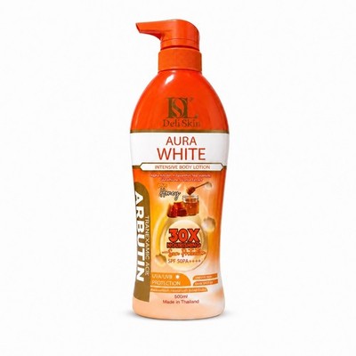 Deli Skin Aura Body Lotion 500ml Honey & Niacinamide Moisture Care SPF50