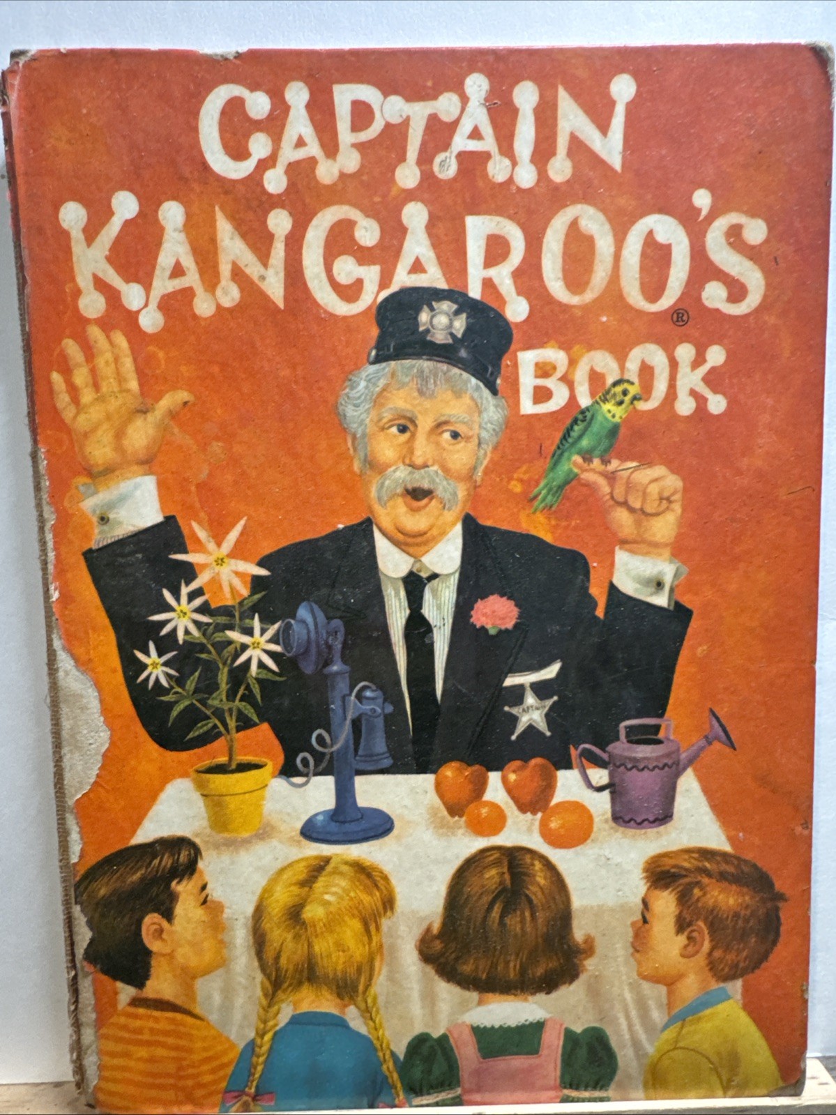 Vintage Captain Kangaroo book from 1958