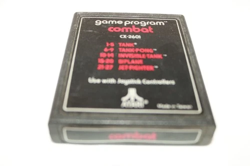 ATARI 2600 - Combat - Text Label - Video Game Cartridge