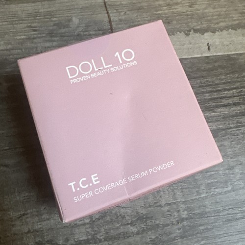 Doll 10 T.C.E. Super Coverage Talc-Free Serum Powder Foundation MEDIUM 0.28 oz