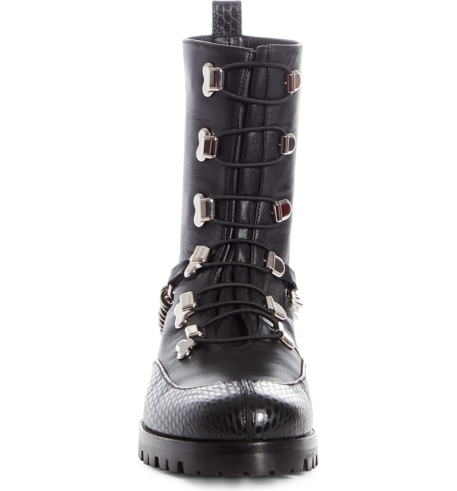 Christian Louboutin Guarda Chain Strap Combat Boots Size 40 New $1395 image 5