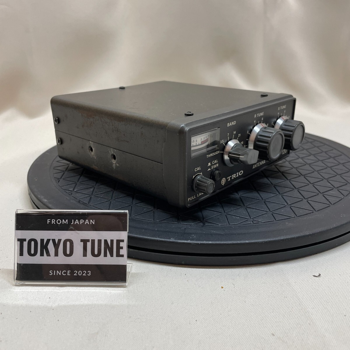 TRIO アンテナチューナー AT-120 TRIO Kenwood AT-120 Amateur Ham Radio Antenna Tuner Working for