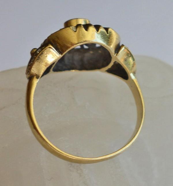 *Brilliant ring ring with ruby brilliant 0.55 ct … - image 11