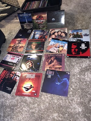 LASERDISC Movie Laserdisc Lot of 17 Different Vintage Collectible