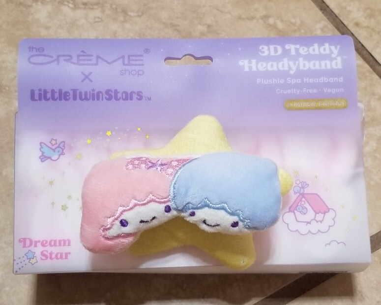 The Creme Shop x Sanrio Little Twin Stars 3D Teddy Spa Headband | eBay