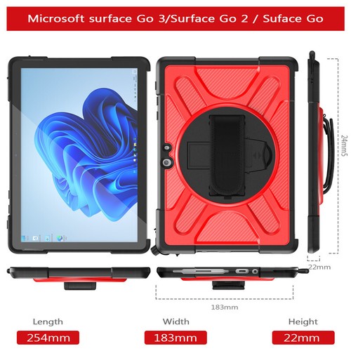 Shockproof Armor Hybrid Case Cover For Microsoft Surface Go 2 3 Pro 4 5 6 7 8 9 - Picture 43 of 75