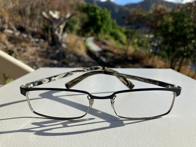 Ray-Ban Black Frame Sunglasses with Silver Temples CLUBMASTER METAL Sunglasses in Black On Silver and Grey  main image 3