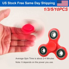 1/3/5/10PCS Red Fidget Spinner Hand Finger Toys Anxiety Stress Relief Toy Gifts