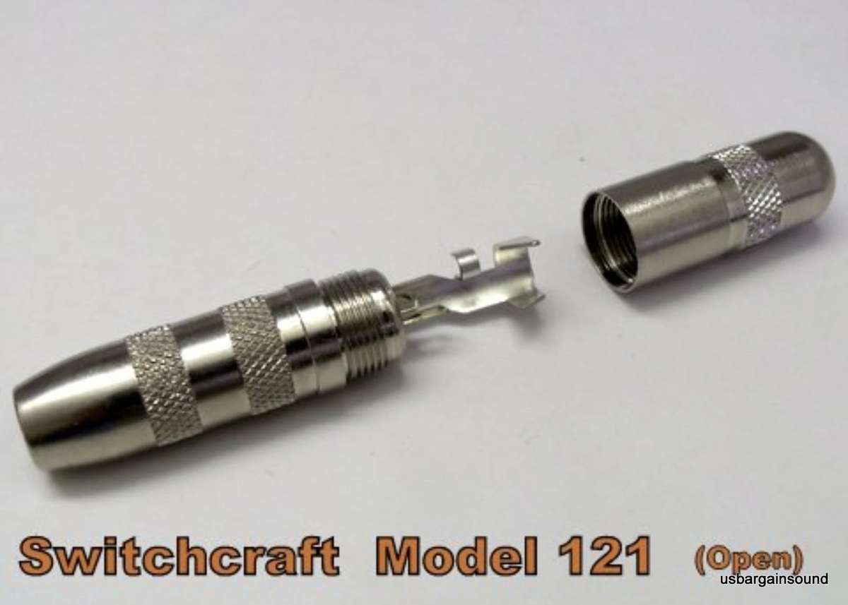 Lotto Di 2 Jack Femmina Switchcraft 121 1/4" TS 2 Conduttori - Aperti Ma Nuovi