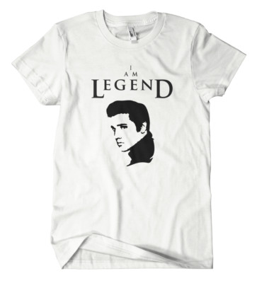 I am Legend Elvis T-Shirt King Las Vegas Rock n Roll Rockabilly Kult Musik V8 