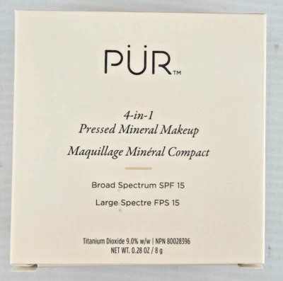 PUR 4-in-1 Pressed Mineral Makeup SPF15 Powder Foundation Blush Medium Exp 3/26