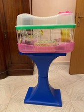 Gabbia per criceto Imac Fantasy L 58cm P 38cm H 38,5cm + piedistallo come nuovi