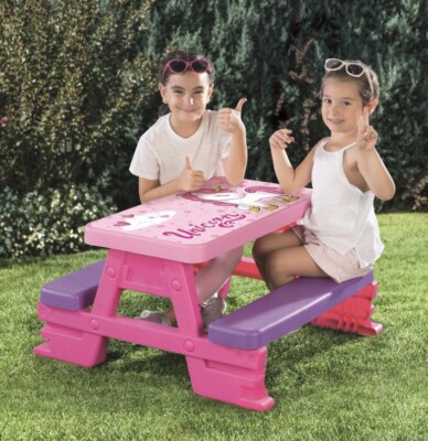  Dolu Einhorn Picknicktisch für 4 Personen