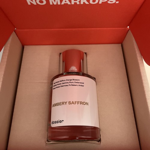 Dossier Ambery Saffron 1.7 Oz Eau de Parfum Spray Perfume Fragrance NEW