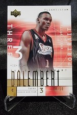 2001 UD Flight Team Rookie Air # 118 Samuel Dalembert Graded /50