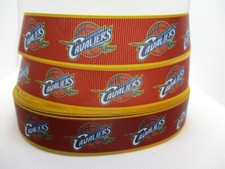 Cleveland Cavaliers Basketball 1" Grosgrain Ribbon YOURCHOICE 5 or 10 Yard NBA 