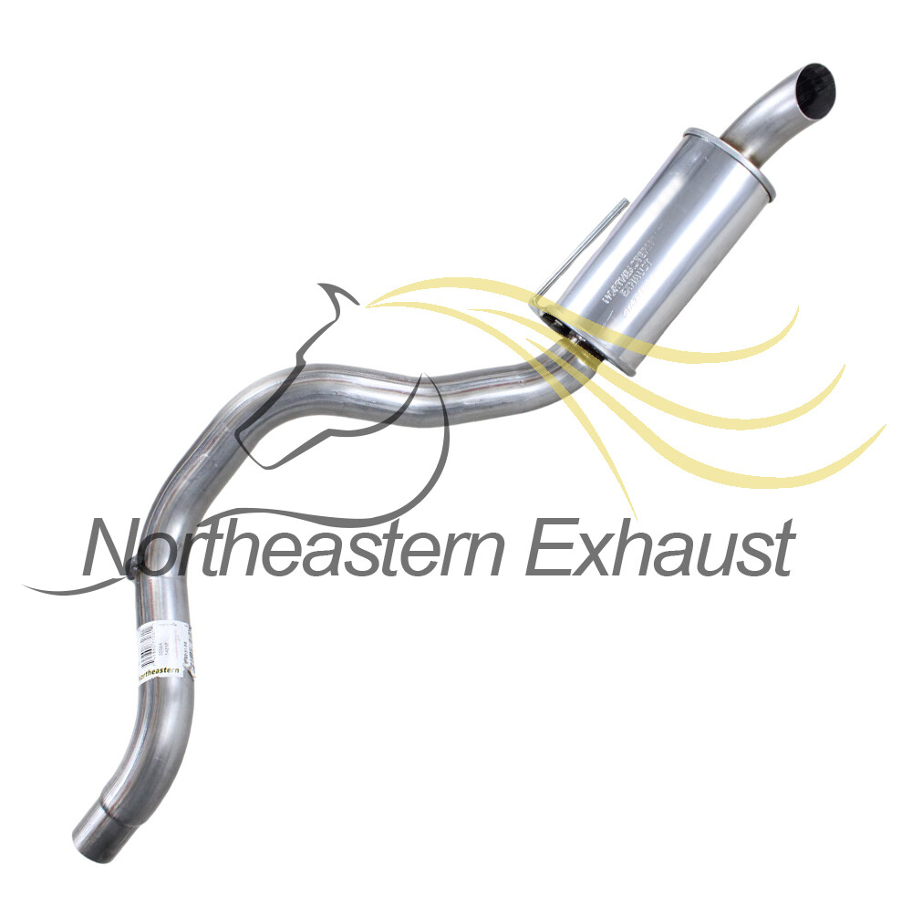 Stainless Steel Resonator Exhaust Muffler fits: 2008-2012 Jeep
