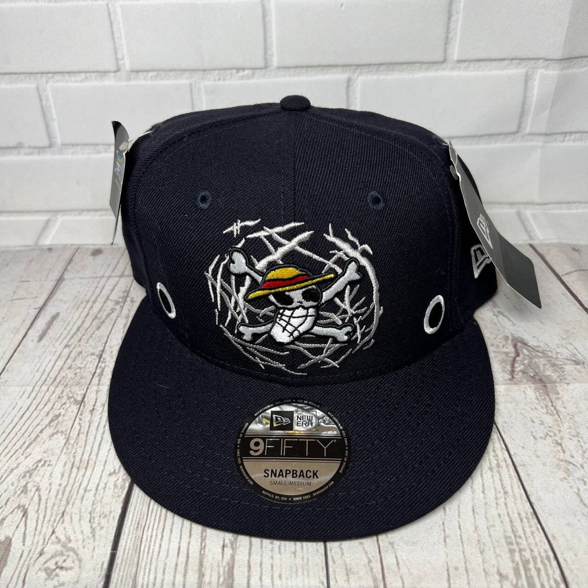 One Piece Luffy Straw Laboon S/M 9Fifty New Era Hat Snapback Cap