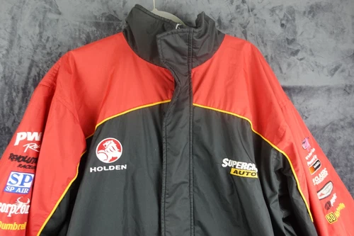 Vintage Holden Racing Team Jacket Men L Red HRT HSV Supercheap Auto Hogs breath image 2