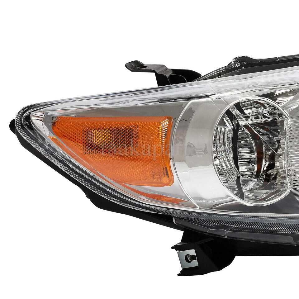 Right Headlights For 2011 2012 2013 Toyota Corolla S Chrome Headlamps Passenger - Изображение 4 из 4