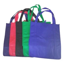 1 -Grocery Bag Tote - Toy Tote  - Overnight Bag  Choices of Color