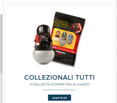 2020 STAR WARS 3.0 ESSELUNGA, THE FINAL COLLECTION: ROLLINZ YOUR CHOICE