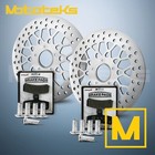 11.8 11.5 HARLEY MESH ROTOR W/ BRAKE PADS FOR SOFTAIL FRONT & REAR SET