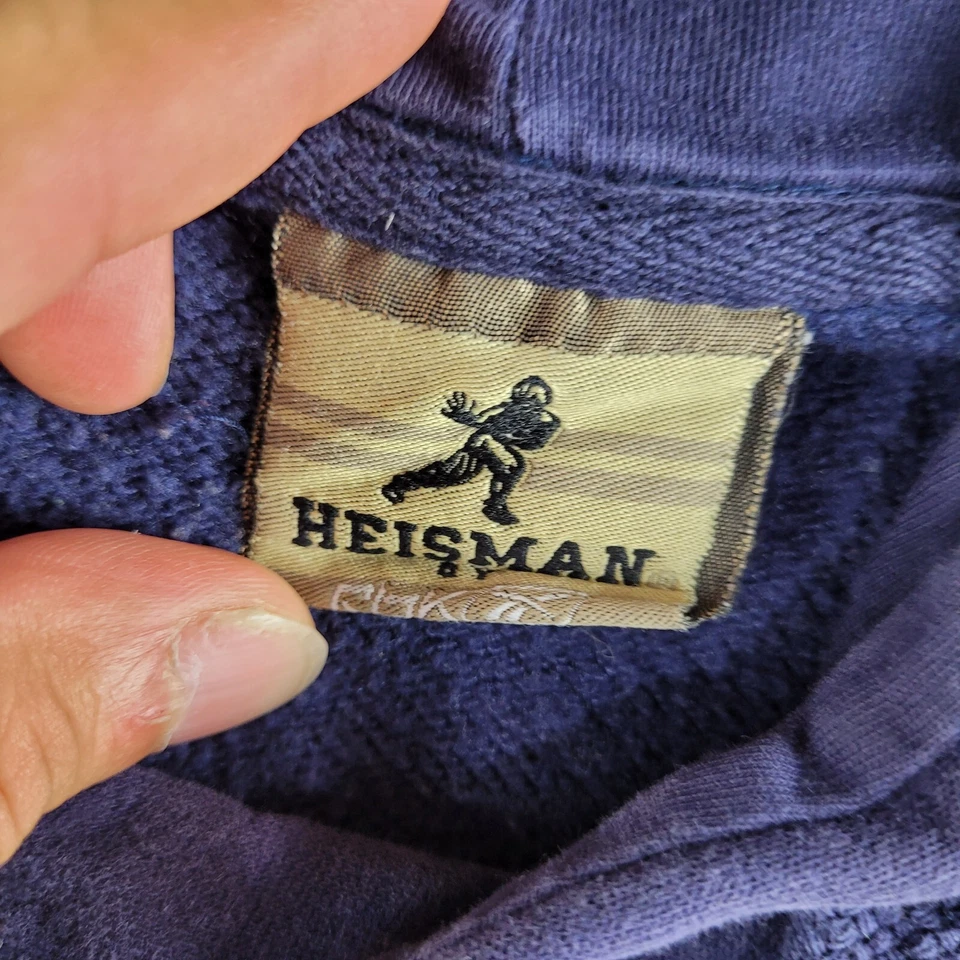 Sudadera con Capucha Fighting Illini Para Hombres 2XL Azul Reebok Heisman Pullover Sudadera NCAA Foto 2 de 4