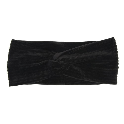 Banded Twist Knot Velvet Headwrap Winter Headband Bohemian - Picture 6 of 8
