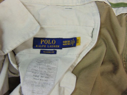 Polo Ralph Lauren Pantalone Uomo 46Bx30 Vestibilità Classica Mimetico Cargo Vita Regolabile - Foto 10 di 12