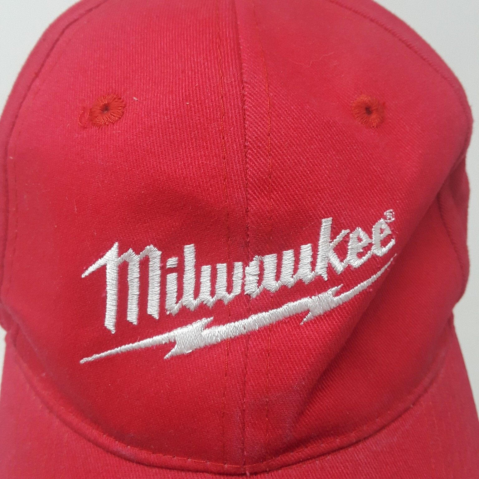 Milwaukee Hat Cap Strapback Red Adjustable Embroi… - image 2