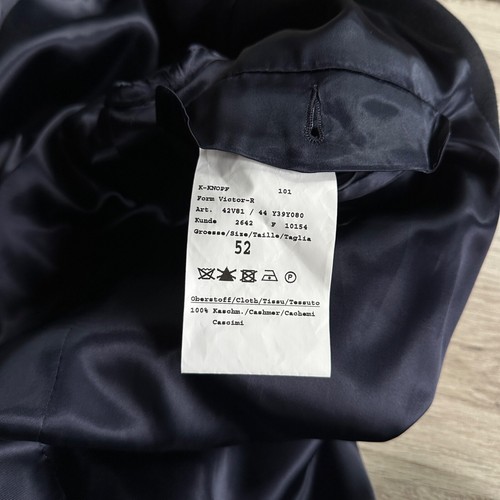 Eduard Dressler Men's Cashmere Formal Casual Coat Size L - Picture 7 of 8