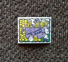 Vintage 80's Mello Smello Sniff Stickers - LEMONADE - Great Condition/Scent 