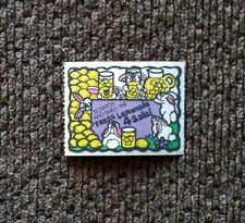 Vintage 80's Mello Smello Sniff Stickers - LEMONADE - Great Condition/Scent!