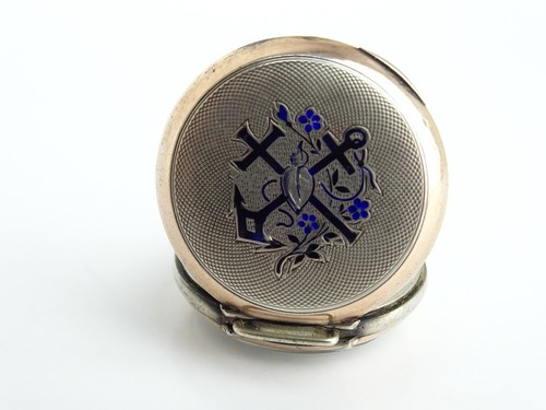 Noble reloj de bolsillo - plata 800 - vintage - buen estado - Imagen 2 de 5