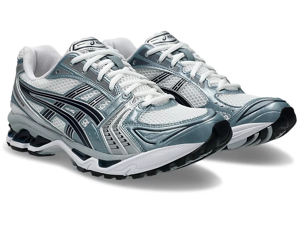 靴 ASICS Gel Kayano 14 Fjord ASICS GEL-KAYANO 14 1203A537 106 White Fjord Grey Sports Style