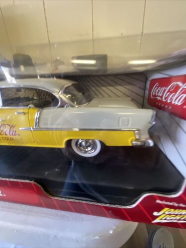 2005 JOHNNY LIGHTNING COCA-COLA 1955 CHEVY BEL AIR 1:18 SCALE DIE CAST - Picture 2 of 11