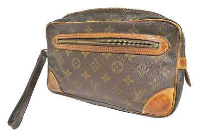 Authentic LOUIS VUITTON Marly Dragonne Monogram Pochette