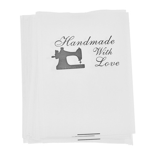 100pcs Handmade with Love Label Tag Fabric Sewing DIY Quilt Garment Bag Sewing - Picture 8 of 15