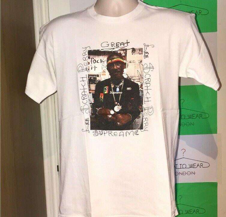 SS10 Supreme Lee Scratch Perry Photo white Tee M medium T SS10 Supreme Lee Scratch Perry Photo white Tee M medium T
