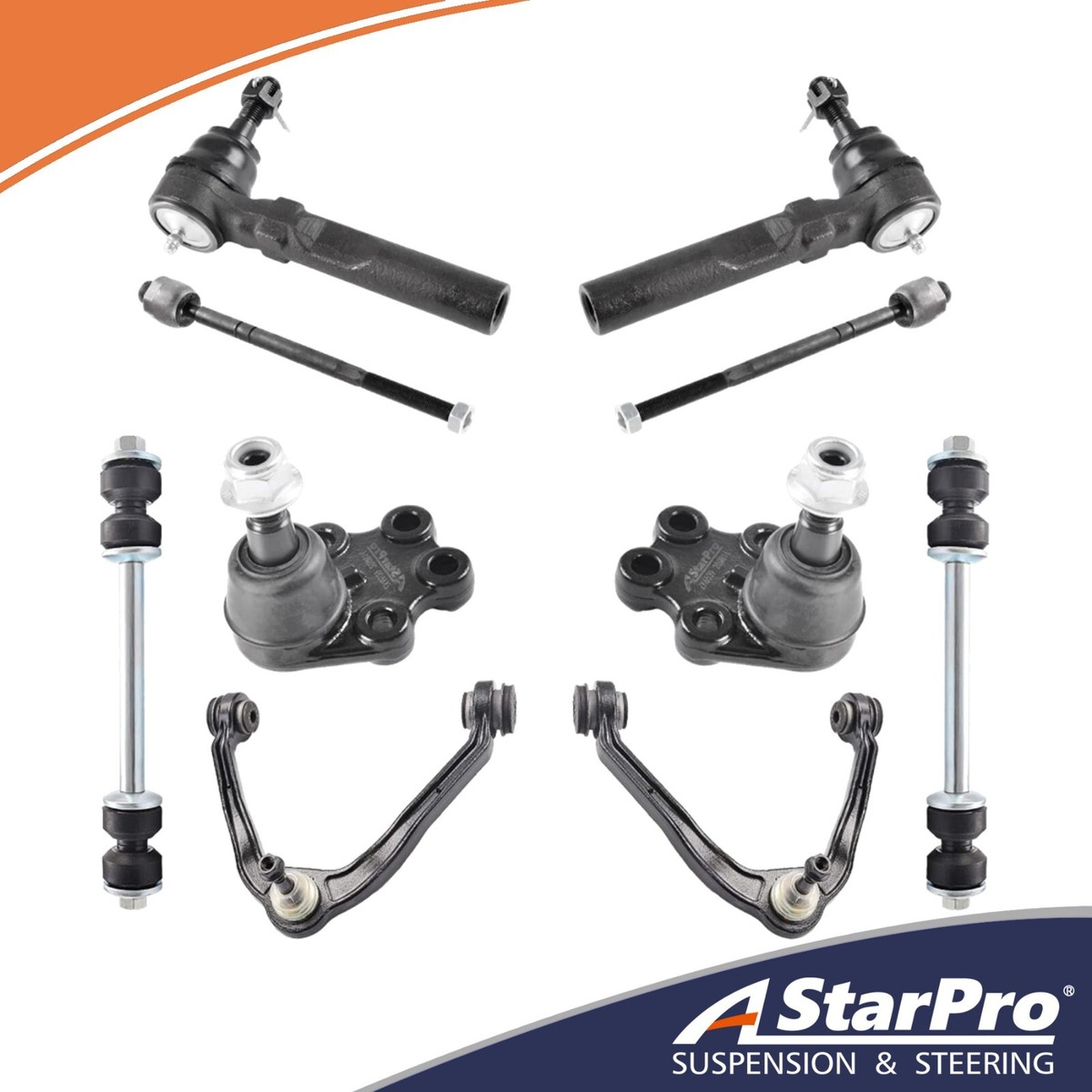 Front Upper & Lower Ball Joint Kit For 1999-2006 Chevy Silverado 1500 & GMC Sierra 1500 – 2WD – 4pc Set