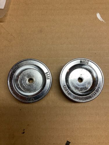 1970 1971 1972 Oldsmobile Olds Cutlass Radio Knob Bezels OEM Nice