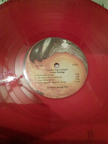 Gabriel Bondage - Another Trip To Earth Ltd Red Vinyl Collectors 1977 Ex - Picture 7 of 7