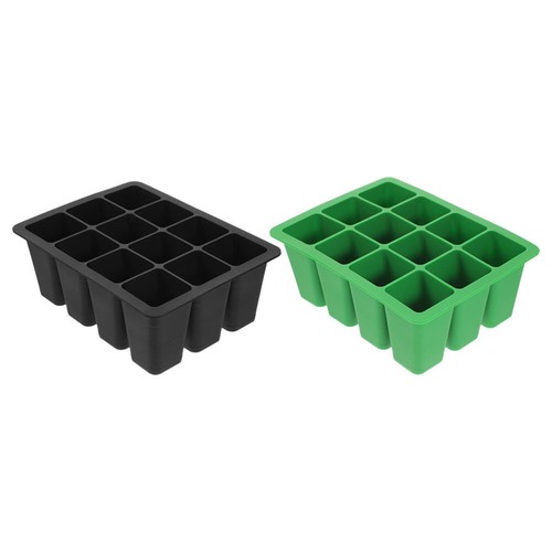 2 Pcs Nursery Pots Tray Silicone Seedling Starter Trays Germination - 第 8/12 張圖片
