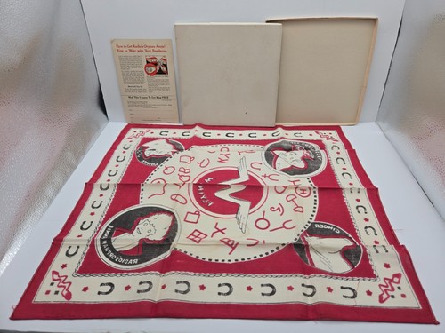Bandana Little Orphan Annie Flying "W" con decodificador vintage/antigua - Imagen 2 de 23