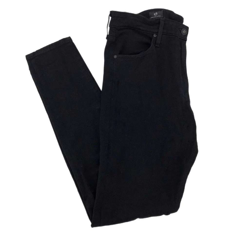 Jeans ajustados Ag Adriano Goldschmied negros tiro bajo | Talla 29 Foto 4 de 4