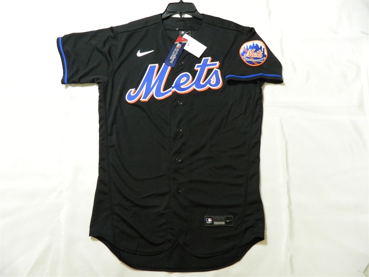 Authentic New York Mets Flex Base Alternate Black Jersey 52 Reg