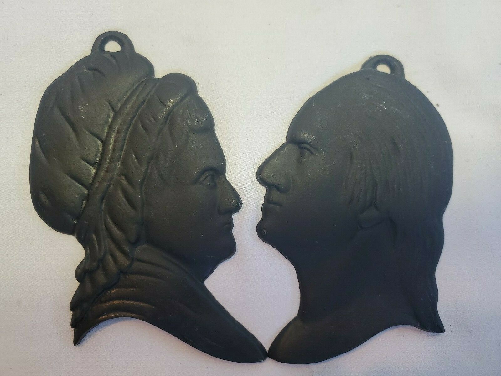 & Martha Washington Silhouette Cast Iron Wall Hangings Decor