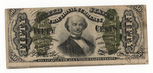 1863 United States Fractional Currency 50 Cents note Fifty Cents